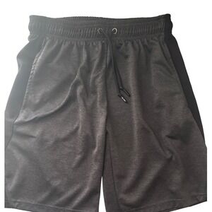 Game Time Athletic Shorts Mens Large Charcoal Gray GUC Drawstring Pockets